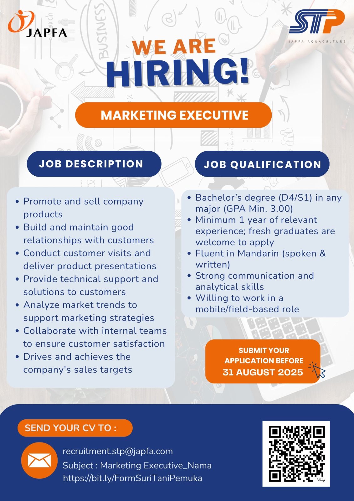 Loker Japfa Group: Marketing Executive